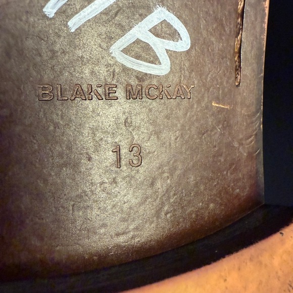 Blake McKay Mens Brown Leather Penny Loafers Dress Shoes Size 13 - Picture 7 of 7